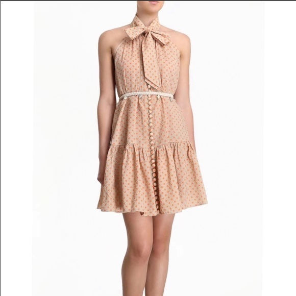 NWT Zimmermann Polka Dot Shell Belt Mini Dress - Picture 3 of 12